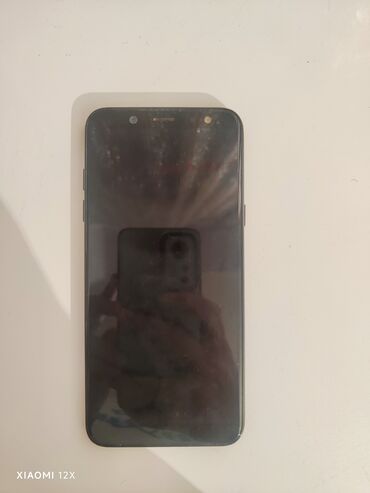 маленький телефон сенсорный: Samsung Galaxy A6, Колдонулган, 32 ГБ, түсү - Кара, 2 SIM