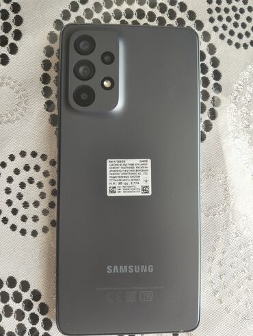 samsung a6: Samsung Galaxy A73 5G, 128 GB, rəng - Bej, Barmaq izi