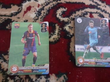 Kolleksiya kartları: Futbol kolleksiya kartları dəsti - Müxtəlif dizaynlarda, rəngli və — 26