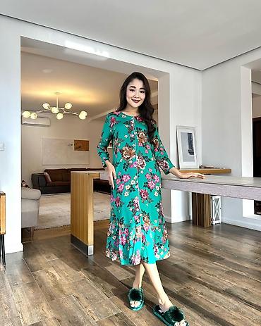 Повседневные платья: Повседневное платье, Турция, Лето, Длинная модель, Хлопок, Турецкое, Все размеры — 2