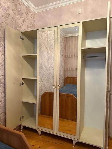 skaf: Yeni, 4 qapılı, Güzgülü, Ağ, Açılan, Düz dolab — 2