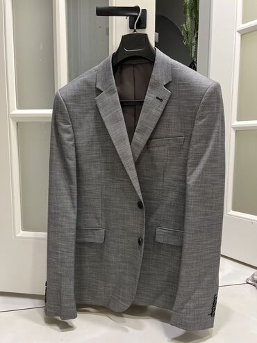 костюм мужской цена: Костюм 5XL (EU 50), цвет - Серый