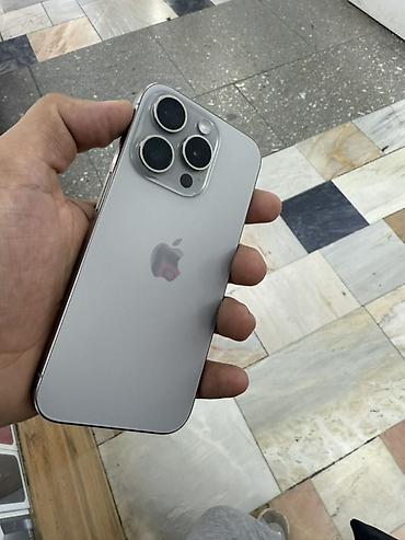 IPhone 15 Pro, цвет серебристый (Silver) - Экран 6.1", OLED Super
