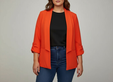 kurtki zimowe c a: Atmosphere, Women's blazer, size 2XL (EU 44)