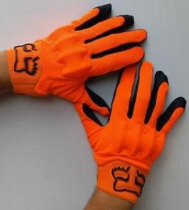 Oprema za bicikliste: MTB/motokros rukavice – narančasto/crne - Lagane i prozračne: gornji — 11