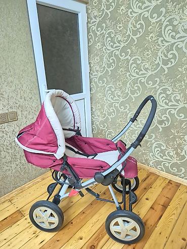 uşaq üçün manej: Uşaq arabası – 2 in 1 transformasiya olunan model - Rəng: tünd — 2