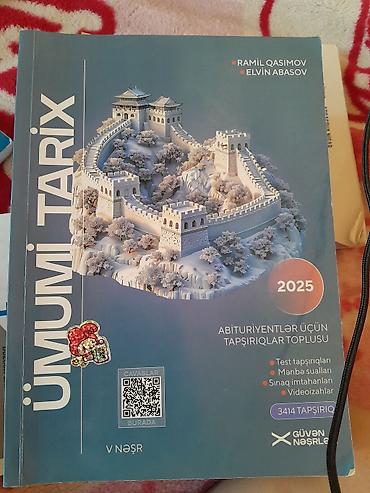 mst tarix 2025: Ümumi Tarix – Abituriyentlər üçün Tapşırıqlar Toplusu (2025) — 1