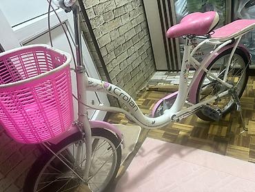 crolan bicycle: Yaxşı vəziyyətdədir, səliqəli istifadə olunub Qabaq təkəri boşalıb — 3
