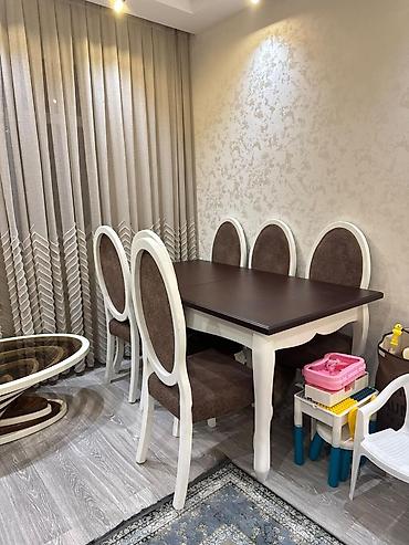 Masa dəsti satılır 450₼. 6 oturcağı var.Ünvan at lalafo.az Masa dəsti satılır 450₼. 6 oturcağı var.Ünvan