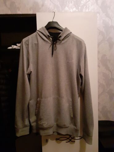 qara cins pencekler: Svitşot, Nike, XL (EU 42), rəng - Boz