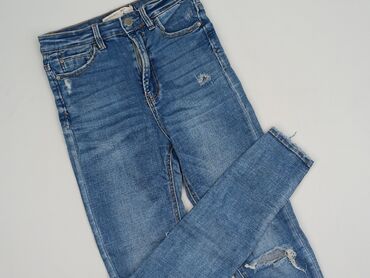 buty z paskiem wokół kostki: Stradivarius, Jeans for women, size S