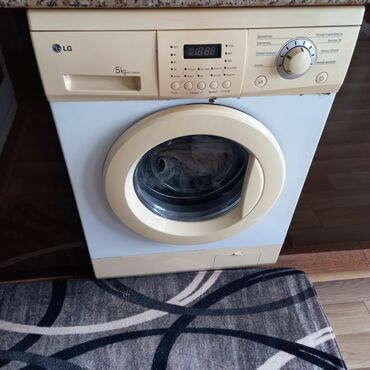Paltaryuyan maşınlar: Paltaryuyan maşın LG, 5 kq, İşlənmiş, Avtomat, Qurutmasız