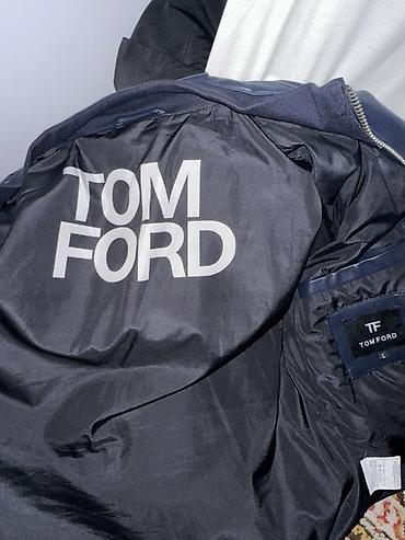 trap star: Куртка Tom Ford, размер L - Модель: бомбер на молнии - Материал — 3