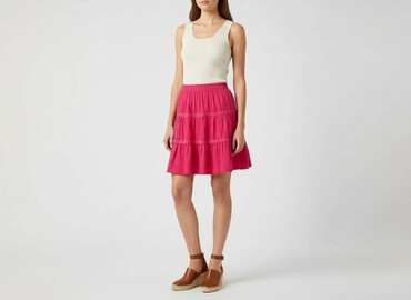 czerwone spódniczka tiulowe: H&M, Women`s skirt, size M