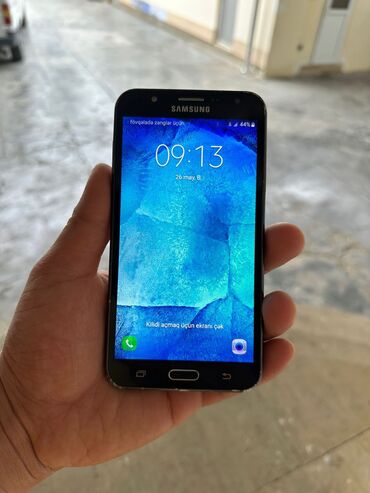 samsunq j7: Samsung Galaxy J7, 16 GB, rəng - Qara, Sensor, İki sim kartlı