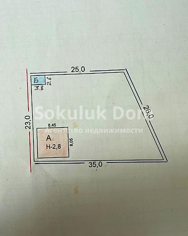 Продажа коттеджей и домов: 🏠Продается дом в с. Сокулук 🟡Комнаты: 4 🟡Участок: 7 соток — 19