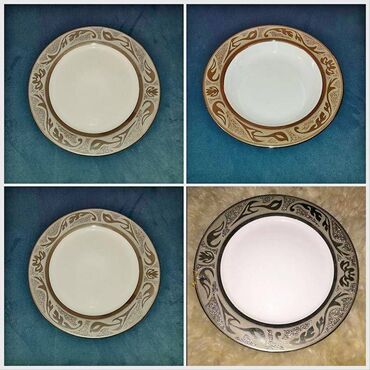 серебро украшение: Тарелка, посеребренные и позолоченные, фабрика CARIE DEBELLY