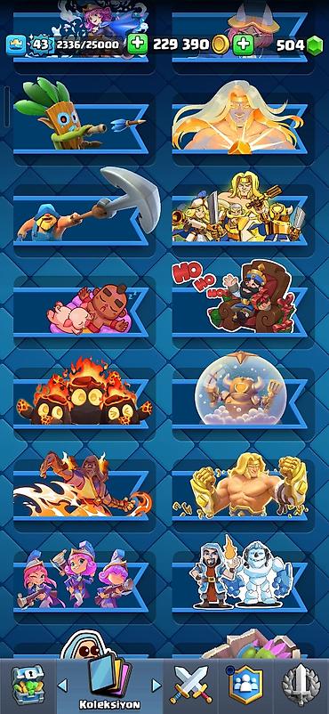 Другие игры и приставки: Clash Royale hesabı – yüksək kupa və zəngin kolleksiya - Kral — 10