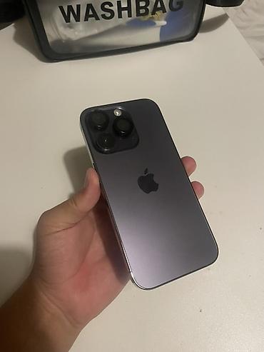 iphone 14 512: IPhone 14 Pro, Б/у, 256 ГБ, Deep Purple, Зарядное устройство, Коробка, Чехол, 73 % — 2