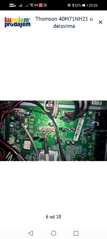 Televizori: Thomson 40M71NH21 – delovi za TV Dostupne ploče i moduli: - Jska LCD — 7