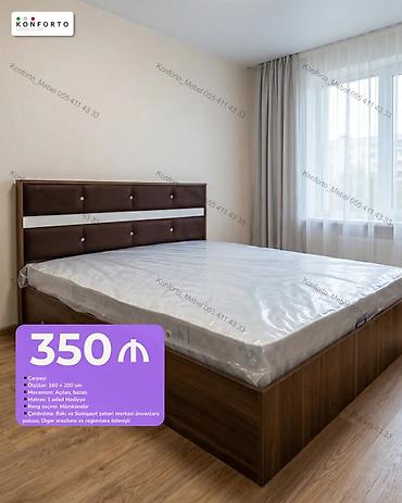 Çarpayı – açılan bazalı model - Ölçülər: 160 × 200 sm - Mexanizm
