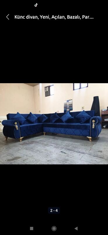 Sifarişlə divanlar: Künc divan, Parça, Bazalı, Açılan, Kitab — 15