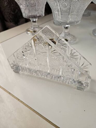 tom qab: Tom Bohemia Crystal salfetka qabi bir ededi 80 AZN