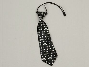 Krawaty i akcesoria: Krawat, kolor - Czarny, stan - Dobry