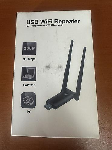 Masaüstü kompüterlər və komponentlər: USB WiFi Repeater – WLAN şəbəkənizin əhatə dairəsini artırmaq üçün USB — 3