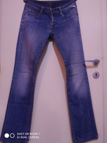 pantalone calzedonia: M (EU 38), Normalan struk, Ravne nogavice