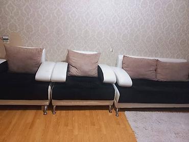 Divan və kreslo dəstləri: İşlənmiş, Divan, Bazasız, Açılmayan — 1