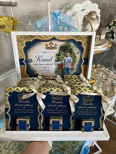 ramazan dekor: Şəxsi dizaynlı şirniyyatlı hədiyyə kartları və xatirə setləri - — 2
