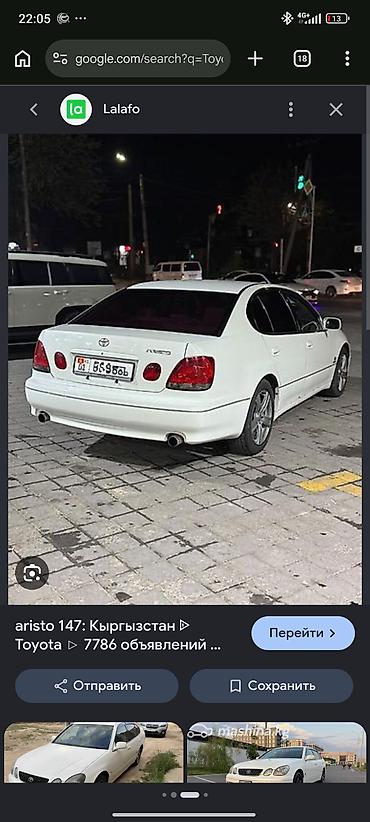 задний фары: Задний левый фонарь для Toyota Aristo (JZS147/JZS160–161 — 2