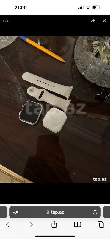 Qol saatları və aksesuarlar: Yeni, Smart saat, Apple, Sensor ekran, rəng - Bej