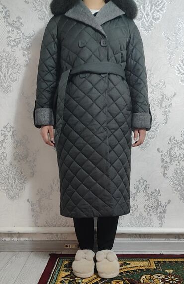 женские болоневые пальто: Пальто, 4XL (EU 48)