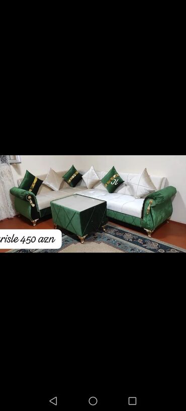 Divanlar: Künc divan, Yeni, Açılmayan, Bazasız, Şəhərdaxili pulsuz çatdırılma — 14