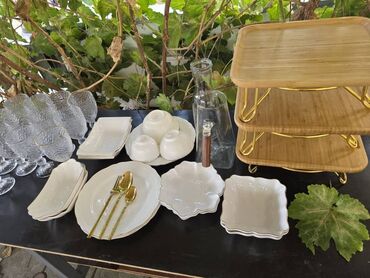 Наборы посуды: Аренда на банкеты набор посуды и сервировки в классическом стиле — 2