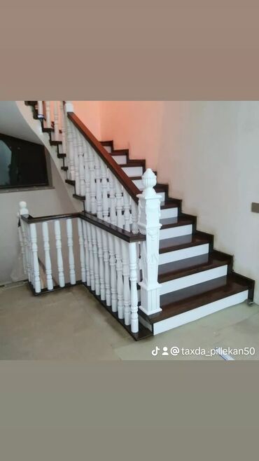 Pilləkən məhəccərləri: Taxta pilləkan sifatişi — 9