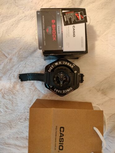 Ručni satovi: G-Shock novi u originalnom pakovanju. Nikad koristen.Slike su