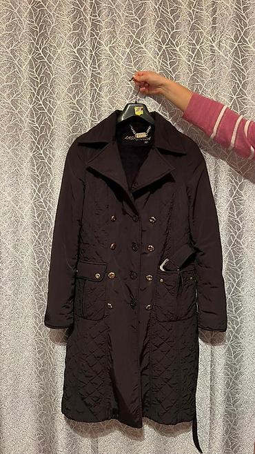 Пальто: Пальто, Тренчкот, Осень-весна, Стеганый, По колено, Приталенная модель — 1