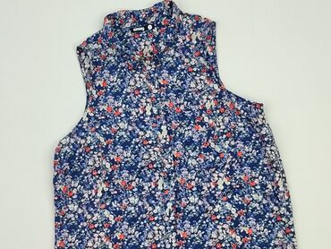 bluzki w kwiaty z bufiastymi rękawami: Bluzka Damska, SinSay, S, stan - Bardzo dobry