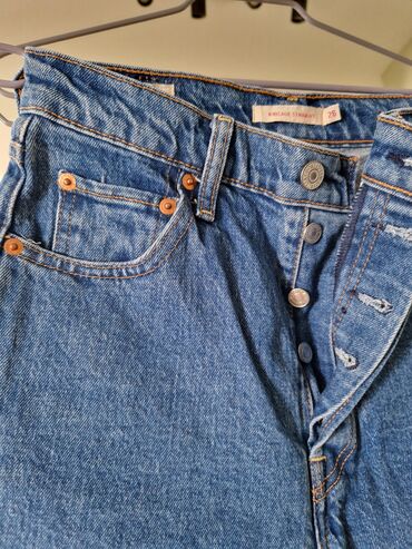 Джинсы: Джинсы Levi’s Ribcage Straight - Модель: Ribcage Straight - Посадка