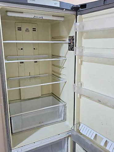 maqnitafon satisi: İşlənmiş 2 qapılı Hotpoint Ariston Soyuducu Satılır, rəng - Gümüşü — 3
