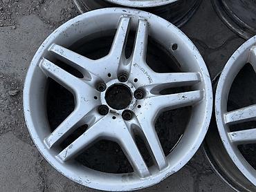 r18 mercedes: Литые Диски R 18 AMG, Комплект, отверстий - 5, Б/у — 4