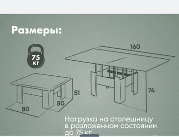 деревянный стол ручной работы: Стол, Б/у