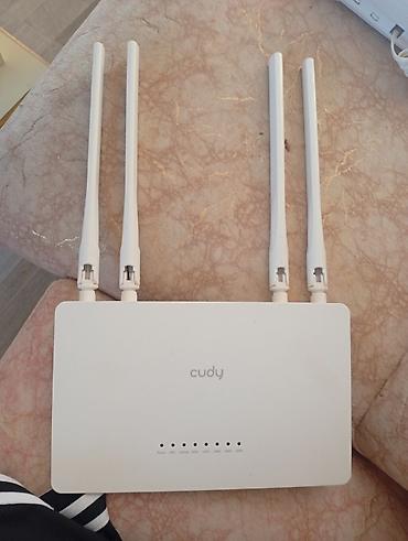 komp: Cudy AC1200 Dual Band Wi‑Fi Router + Masaüstü Telefon dəsti - Cudy — 4