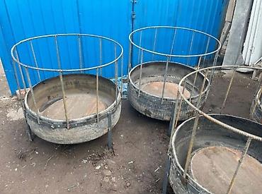 Товары и оборудование для с/х животных: Кормушка для овец (круглая) - Вместимость: рассчитана на 12–14 голов — 3