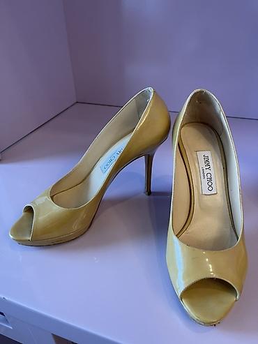 tufliler 2021: Jimmy Choo London qadın ayaqqabıları -Ölçü: 39 - Model: peep-toe — 2