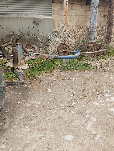 traktor qosqusu: Ot yığımı üçün traktor qoşqusu – barabanlı/çərçivəli tırmık (5 — 4