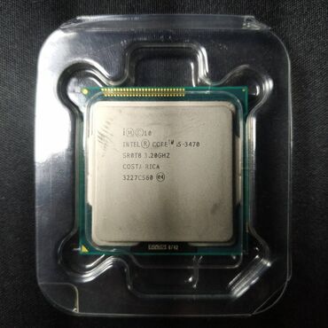 Kompüter, noutbuk və planşetlər: Prosessor Intel Core i5 3470, 3-4 GHz, 4 nüvə, İşlənmiş